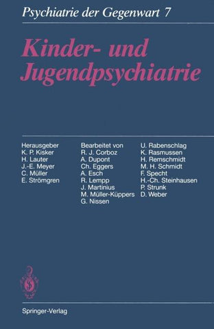 Kinder- und Jugendpsychiatrie