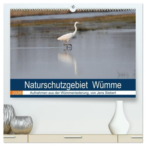 Naturschutzgebiet Wümme (hochwertiger Premium Wandkalender 2026 DIN A2 quer), Kunstdruck in Hochglanz