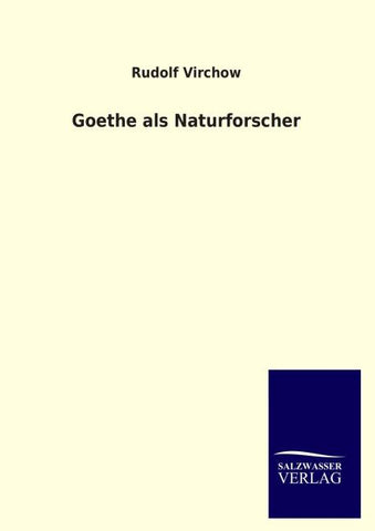 Goethe als Naturforscher