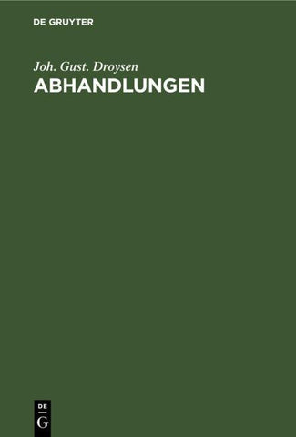 Abhandlungen