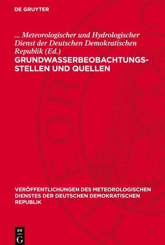 Grundwasserbeobachtungsstellen und Quellen