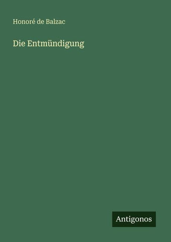 Die Entmündigung