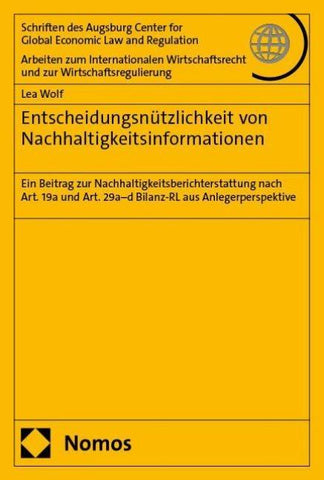 Entscheidungsnützlichkeit von Nachhaltigkeitsinformationen