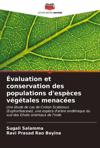 Évaluation et conservation des populations d'espèces végétales menacées