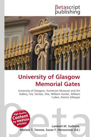University of Glasgow Memorial Gates