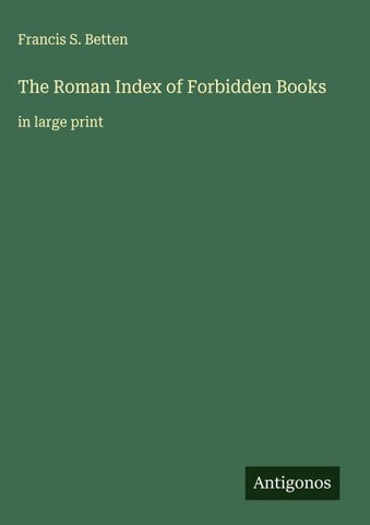 The Roman Index of Forbidden Books