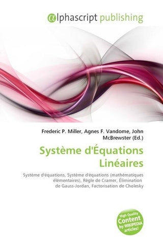 Système d'Équations Linéaires