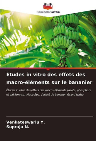 Études in vitro des effets des macro-éléments sur le bananier