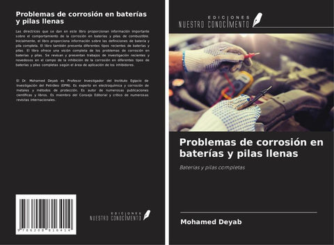 Problemas de corrosión en baterías y pilas llenas