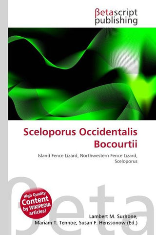 Sceloporus Occidentalis Bocourtii