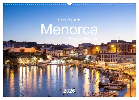 Menorca - Perle im MIttelmeer (Wandkalender 2026 DIN A2 quer), CALVENDO Monatskalender