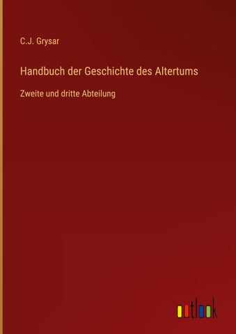 Handbuch der Geschichte des Altertums