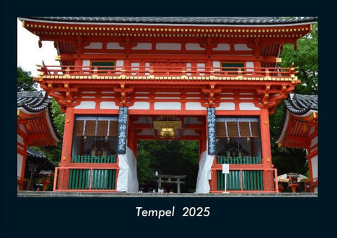 Tempel  2025 Fotokalender DIN A4