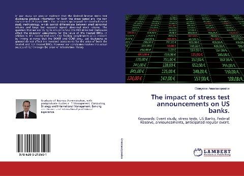 The impact of stress test announcements on US banks.