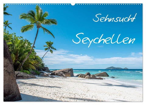 Sehnsucht Seychellen (Wandkalender 2026 DIN A2 quer), CALVENDO Monatskalender