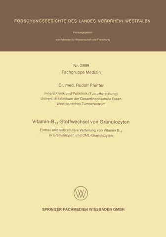 Vitamin-B12-Stoffwechsel von Granulozyten