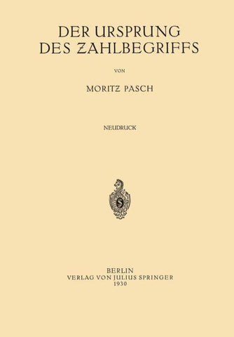 Der Ursprung des Zahlbegriffs