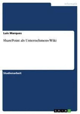 SharePoint als Unternehmens-Wiki