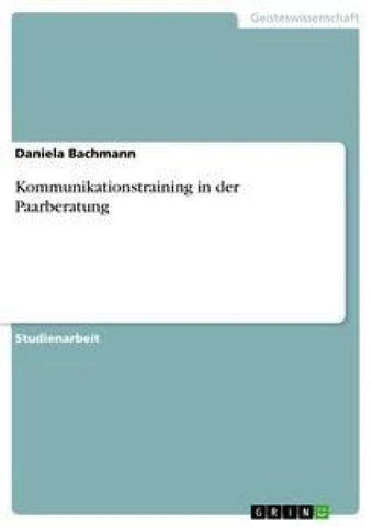 Kommunikationstraining in der Paarberatung