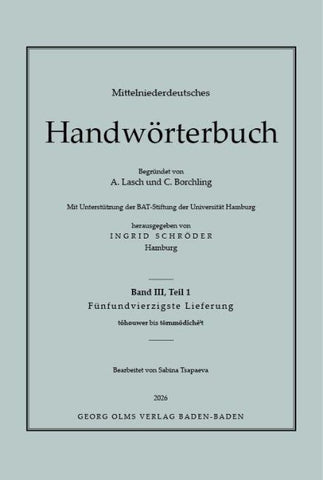 Mittelniederdeutsches Handwörterbuch