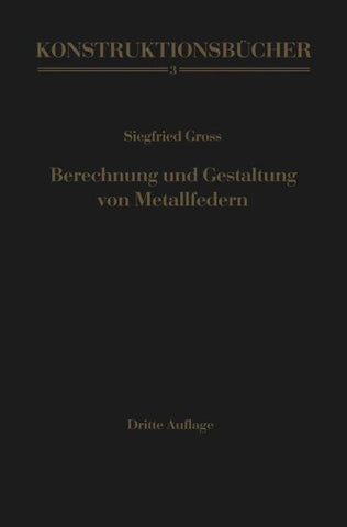 Berechnung und Gestaltung von Metallfedern