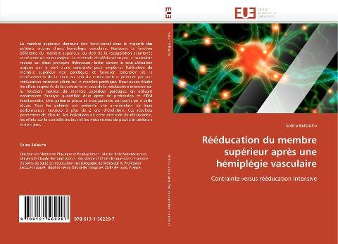 Rééducation du membre supérieur après une hémiplégie vasculaire
