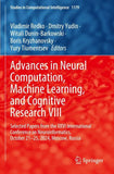 Advances in Neural Computation, Machine Learning, and Cognitive Research VIII
