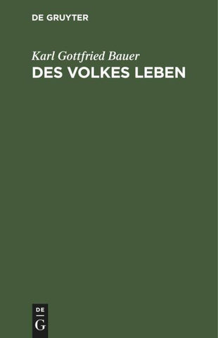 Des Volkes Leben