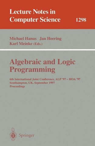 Algebraic and Logic Programming