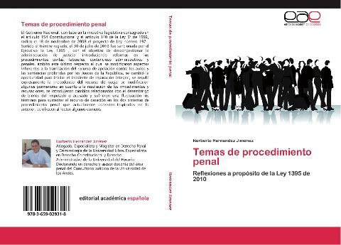Temas de procedimiento penal