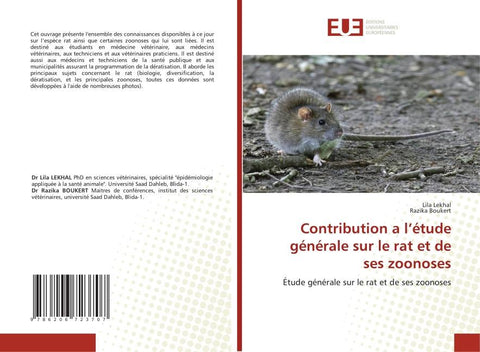Contribution a l'étude générale sur le rat et de ses zoonoses