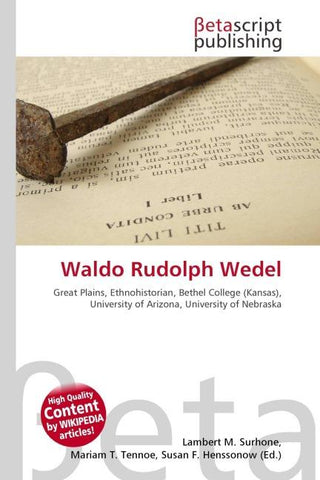 Waldo Rudolph Wedel
