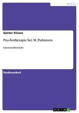 Psychotherapie bei M. Parkinson