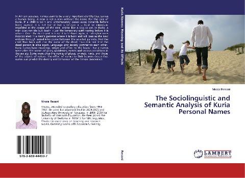 The Sociolinguistic and Semantic Analysis of Kuria Personal Names