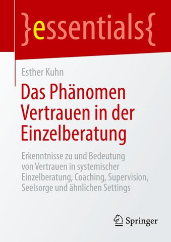 Das Phänomen Vertrauen in der Einzelberatung