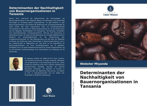 Determinanten der Nachhaltigkeit von Bauernorganisationen in Tansania