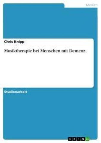 Musiktherapie bei Menschen mit Demenz
