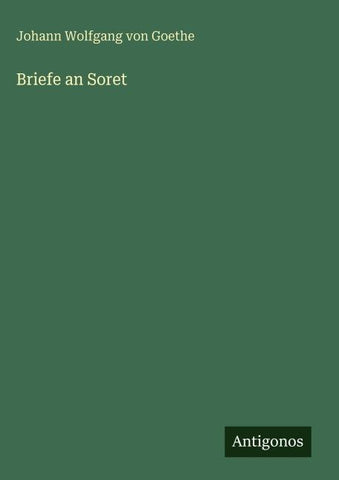Briefe an Soret