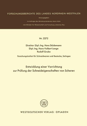 Entwicklung einer Vorrichtung zur Prüfung der Schneideigenschaften von Scheren