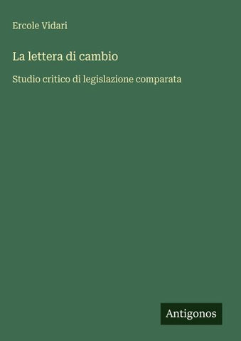 La lettera di cambio