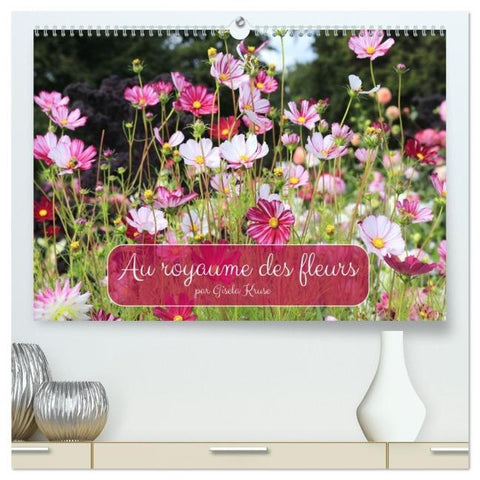 Au royaume des fleurs (Calendrier mural 2026 DIN A2 vertical) calendrier de bureau