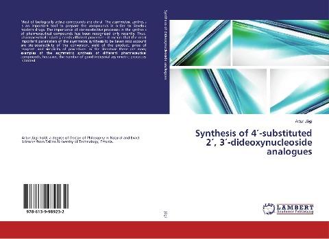 Synthesis of 4¿-substituted 2¿, 3¿-dideoxynucleoside analogues