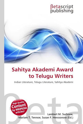 Sahitya Akademi Award to Telugu Writers