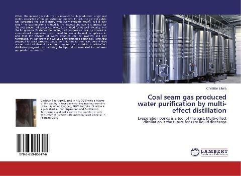 Coal seam gas produced water purification by multi-effect distillation