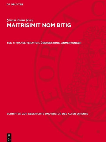 Transliteration, Übersetzung, Anmerkungen