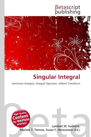 Singular Integral
