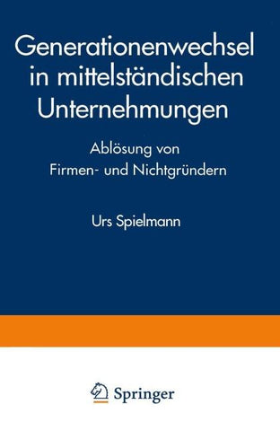 Generationenwechsel in mittelständischen Unternehmungen