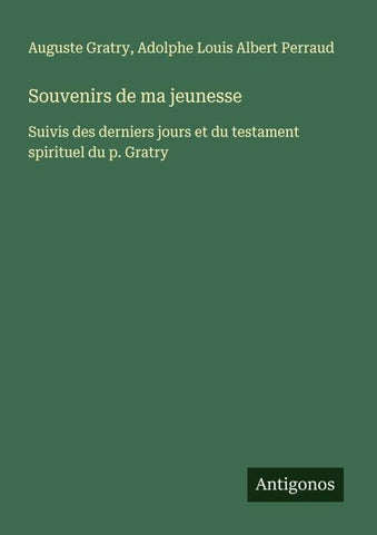 Souvenirs de ma jeunesse