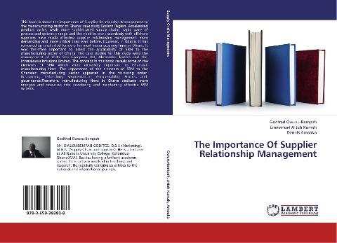 The Importance Of Supplier Relationship Management