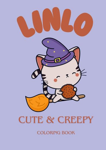 Cute & Creepy Coloring Book